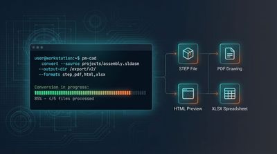 Batch SolidWorks Automation: STEP, PDF, BOM & HTML Export
